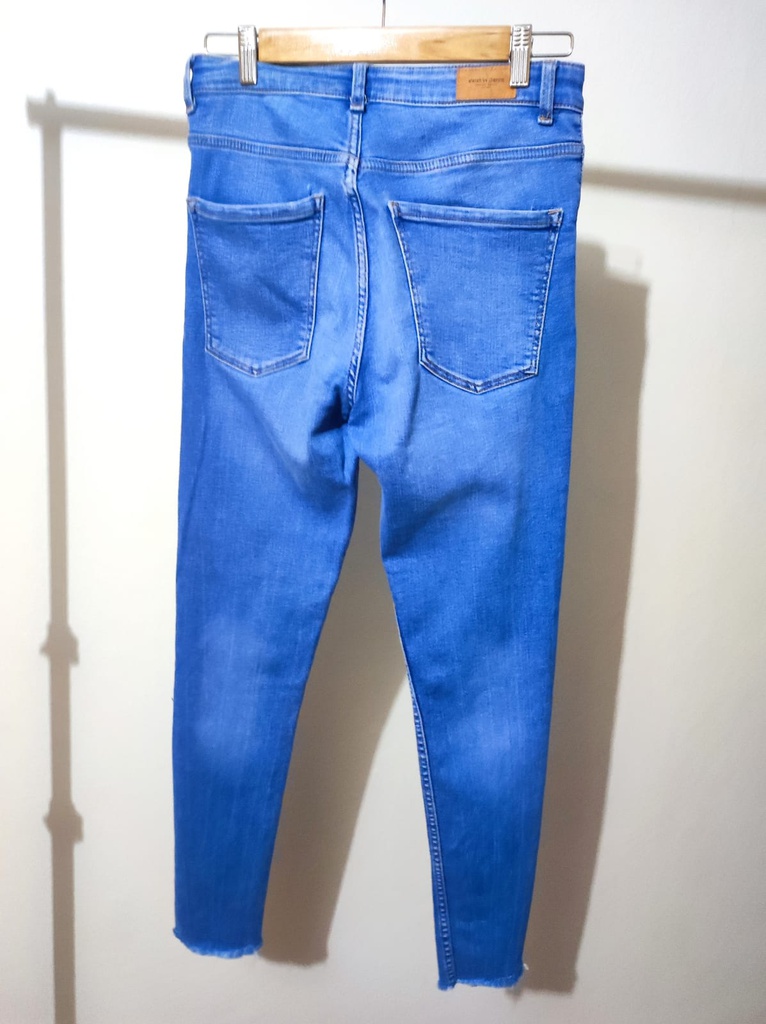 Pantalón Jean Azul Bershka