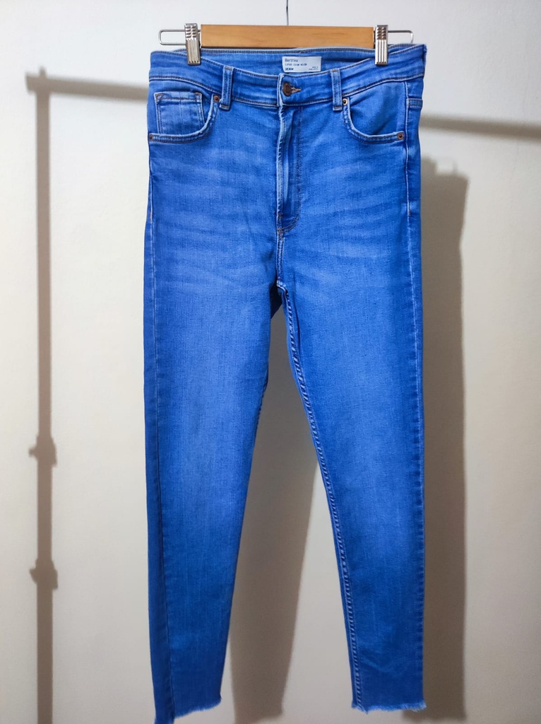 Pantalón Jean Azul Bershka