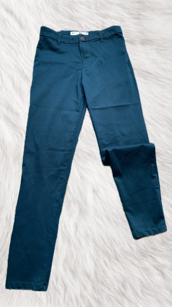Pantalón azul de mango