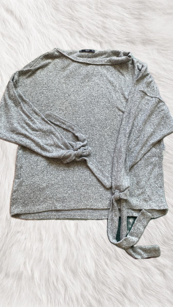 Suéter frío de manga larga , marca gris